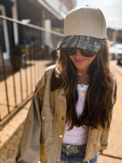Strong as a mother® Canvas Hat - Camo