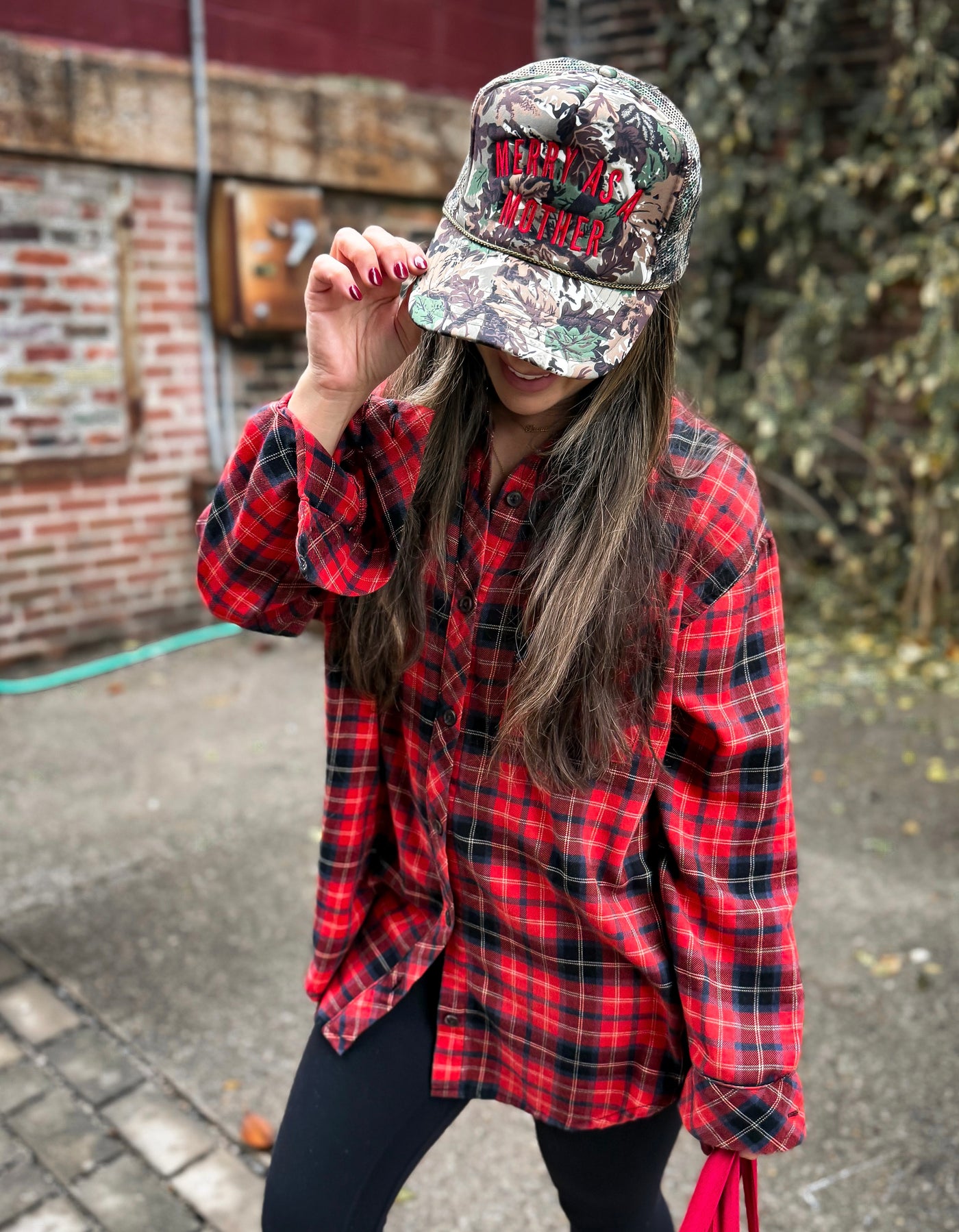Merry as a Mother - Exclusive Holiday Trucker - Camo