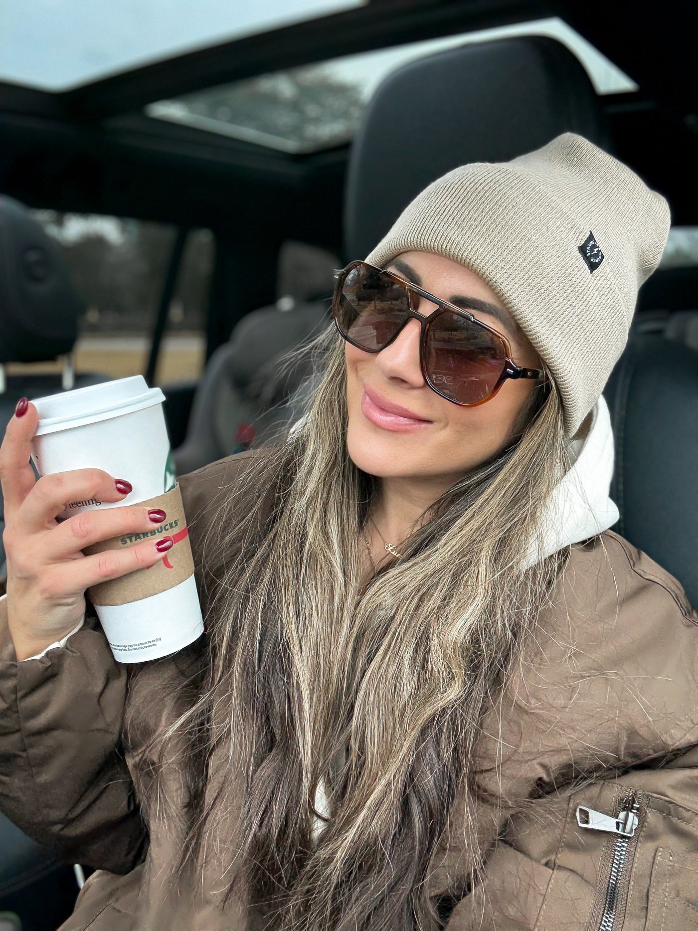 Strong as a mother® Beanie - Camel