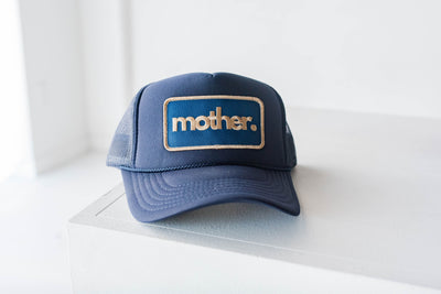 Mother Patch Trucker Hat - Navy