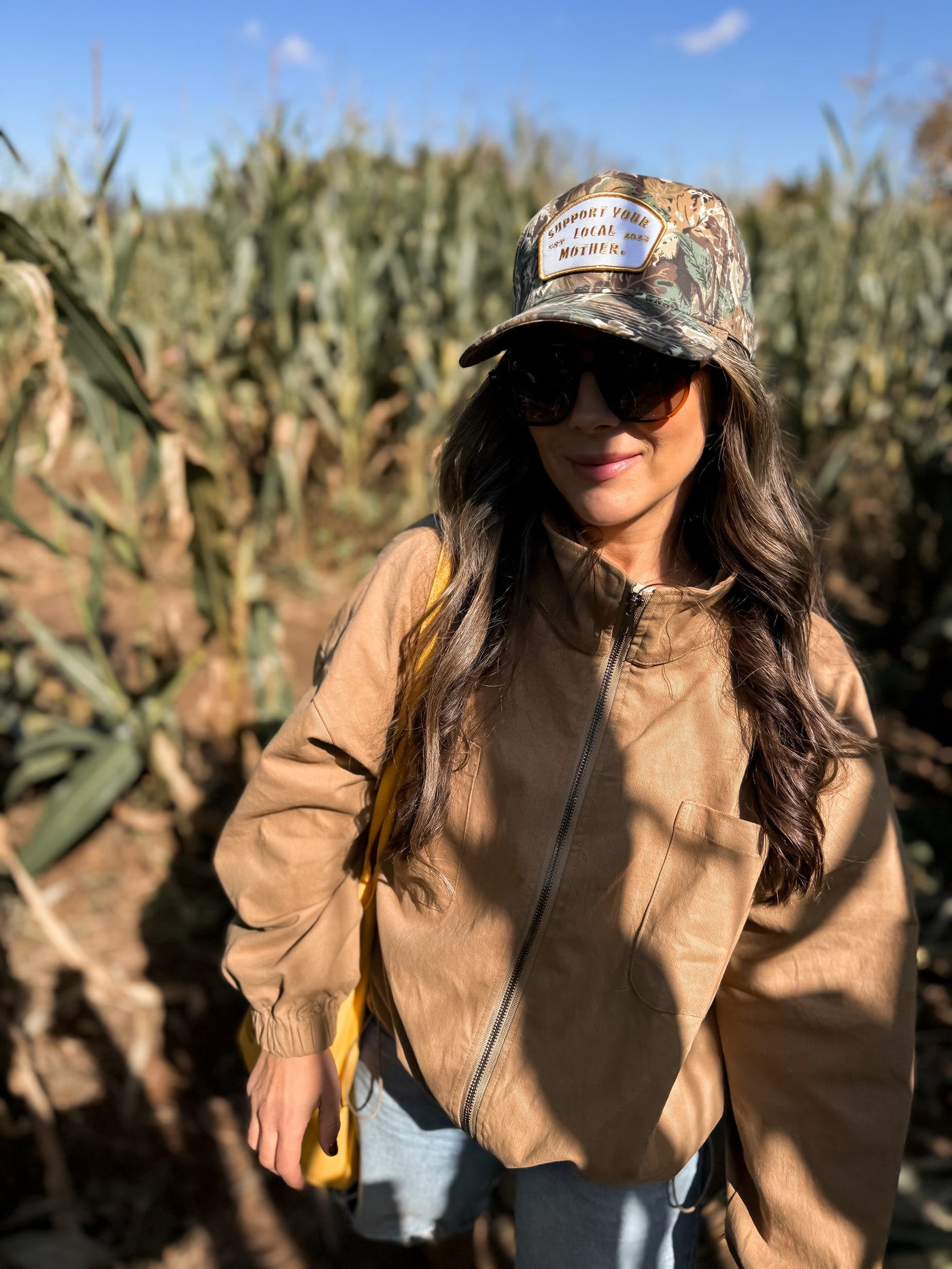 Support Your Local Mother® Patch Hat- Camo