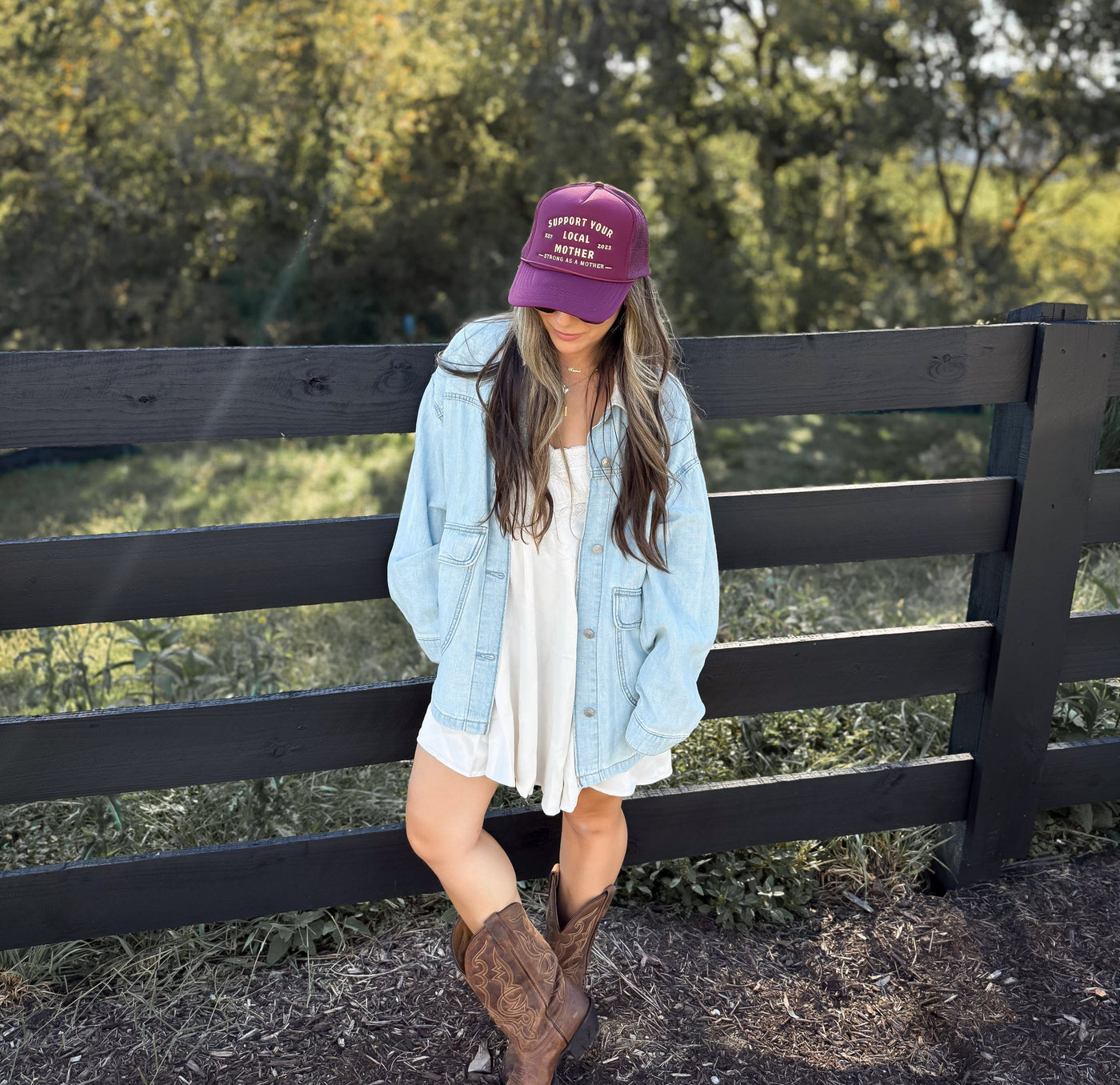 Support Your Local Mother® -  Burgundy
