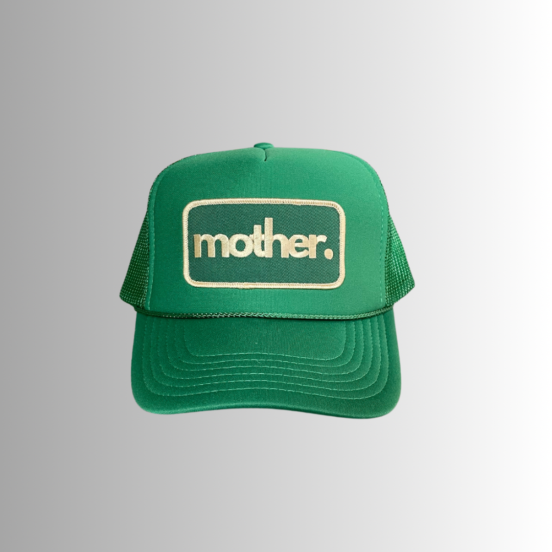 Mother Patch Trucker Hat - Kelly Green