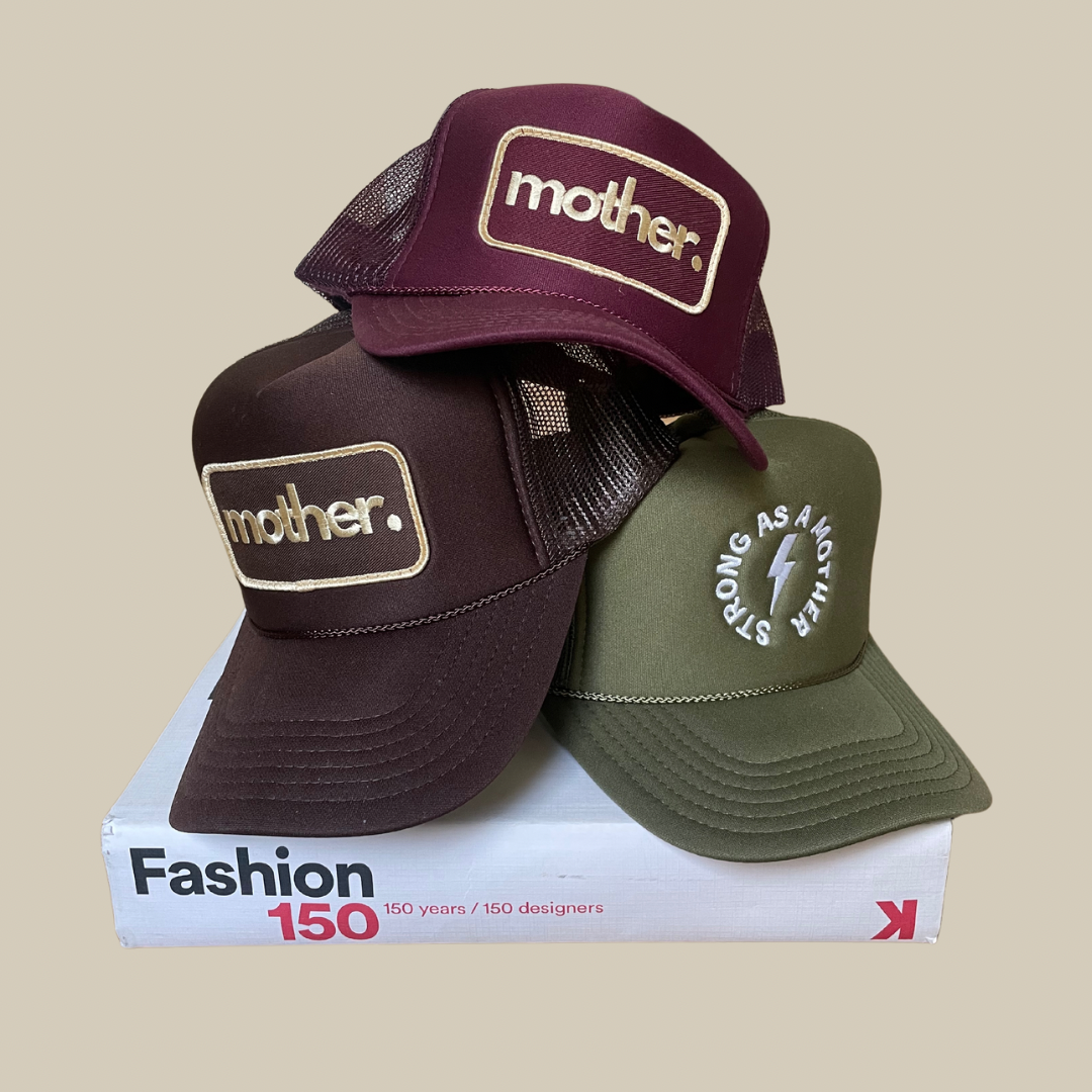 Mother Patch Trucker Hat - Burgundy