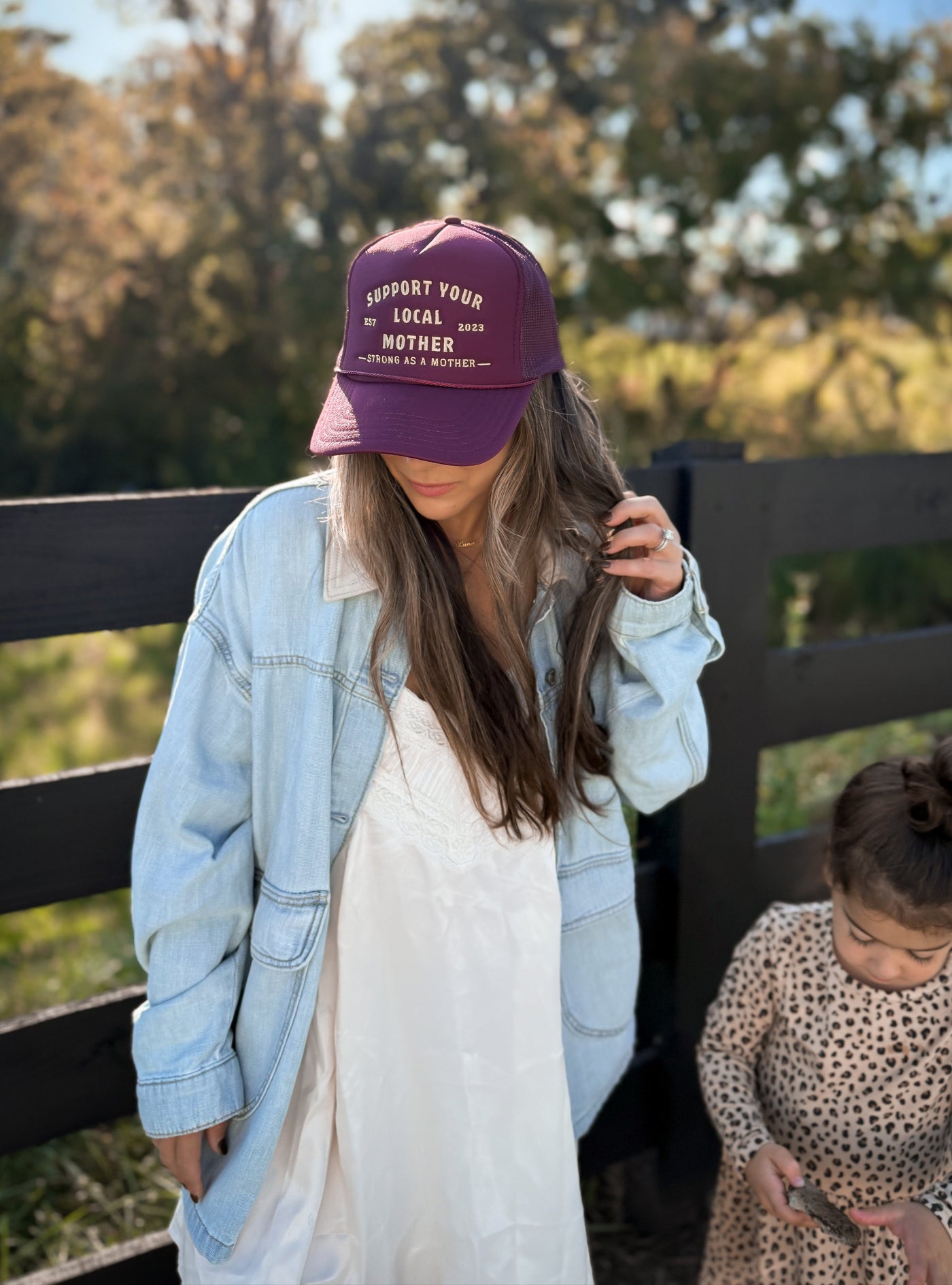 Support Your Local Mother® -  Burgundy