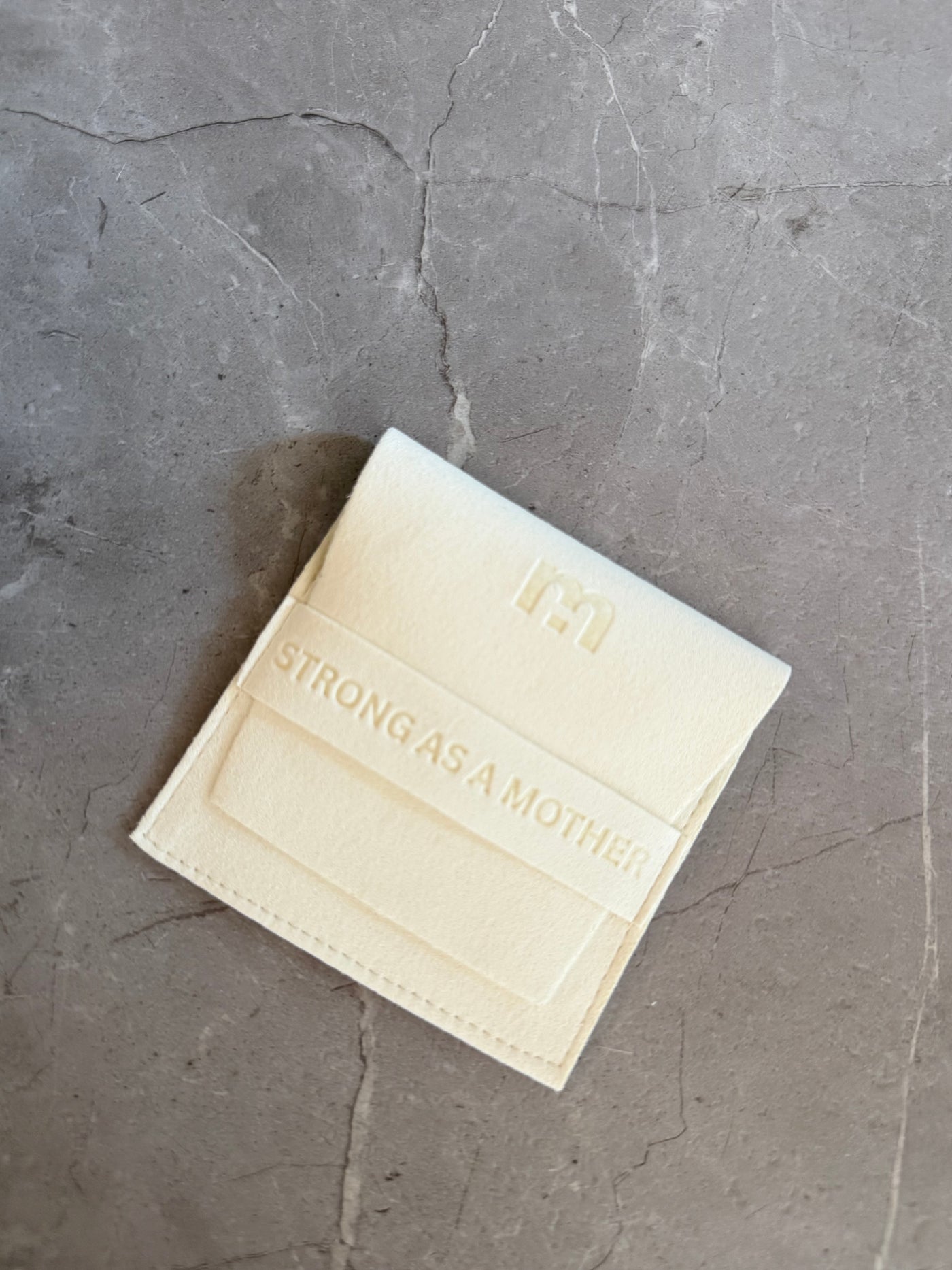 Strong as a mother® Gold Tag Necklace