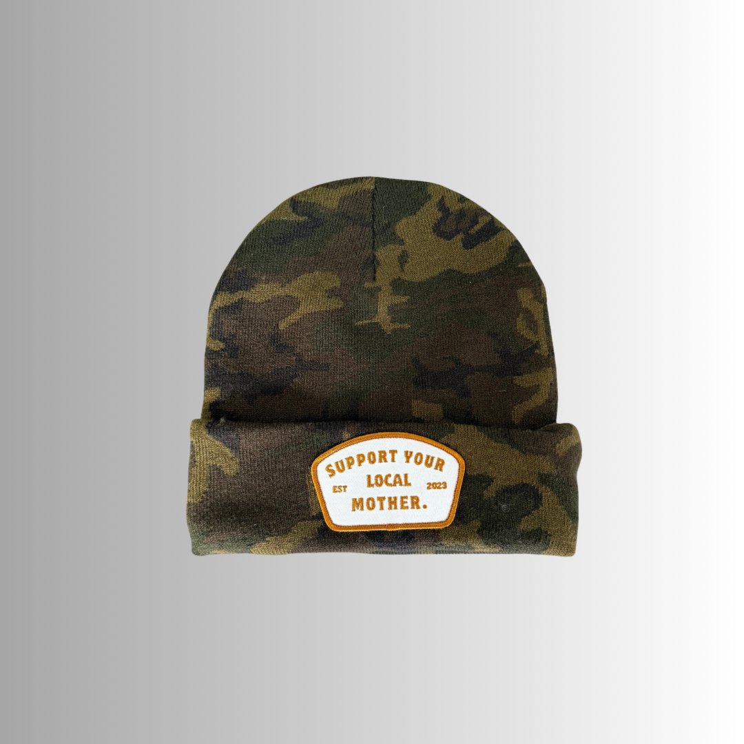 Support Your Local Mother®  Patch Beanie - Camo