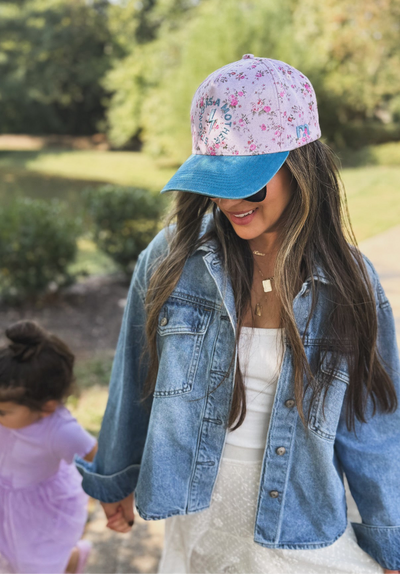 Strong as a mother® Canvas Hat - Floral