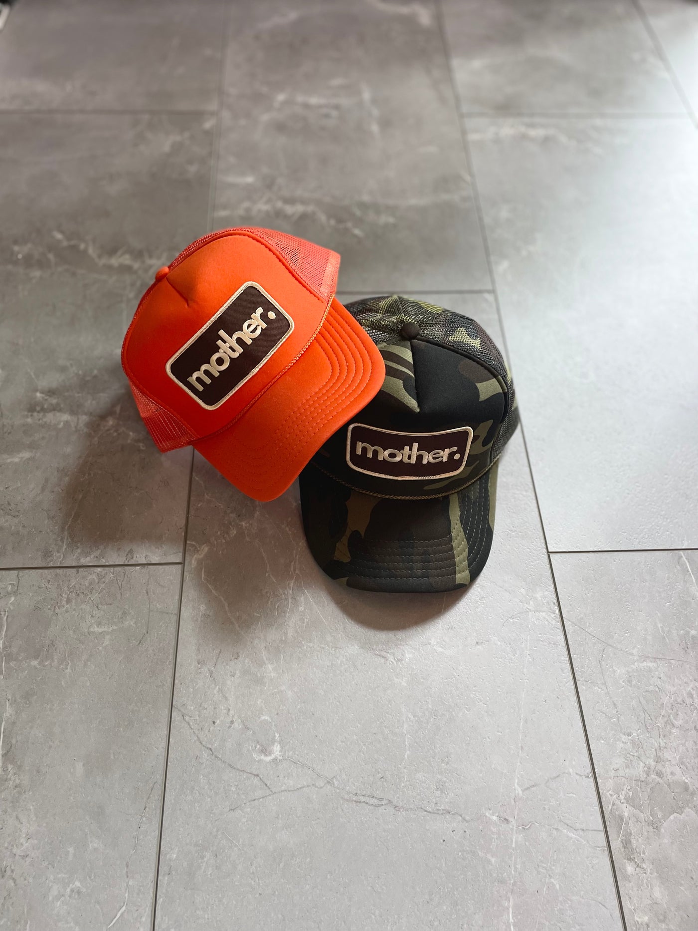 Mother Patch Trucker Hat - Orange