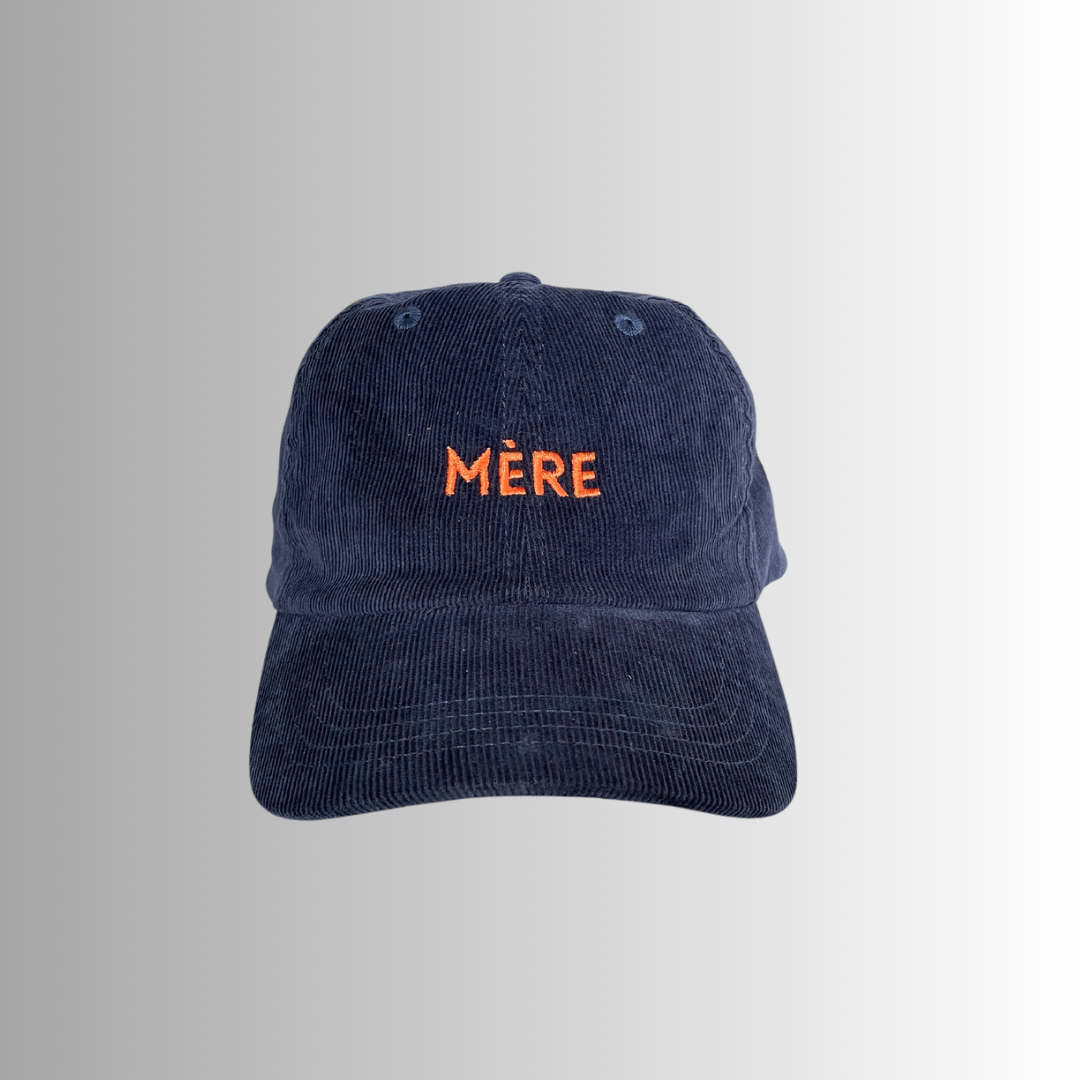 MÉRE Corduroy Dad Hat- Navy