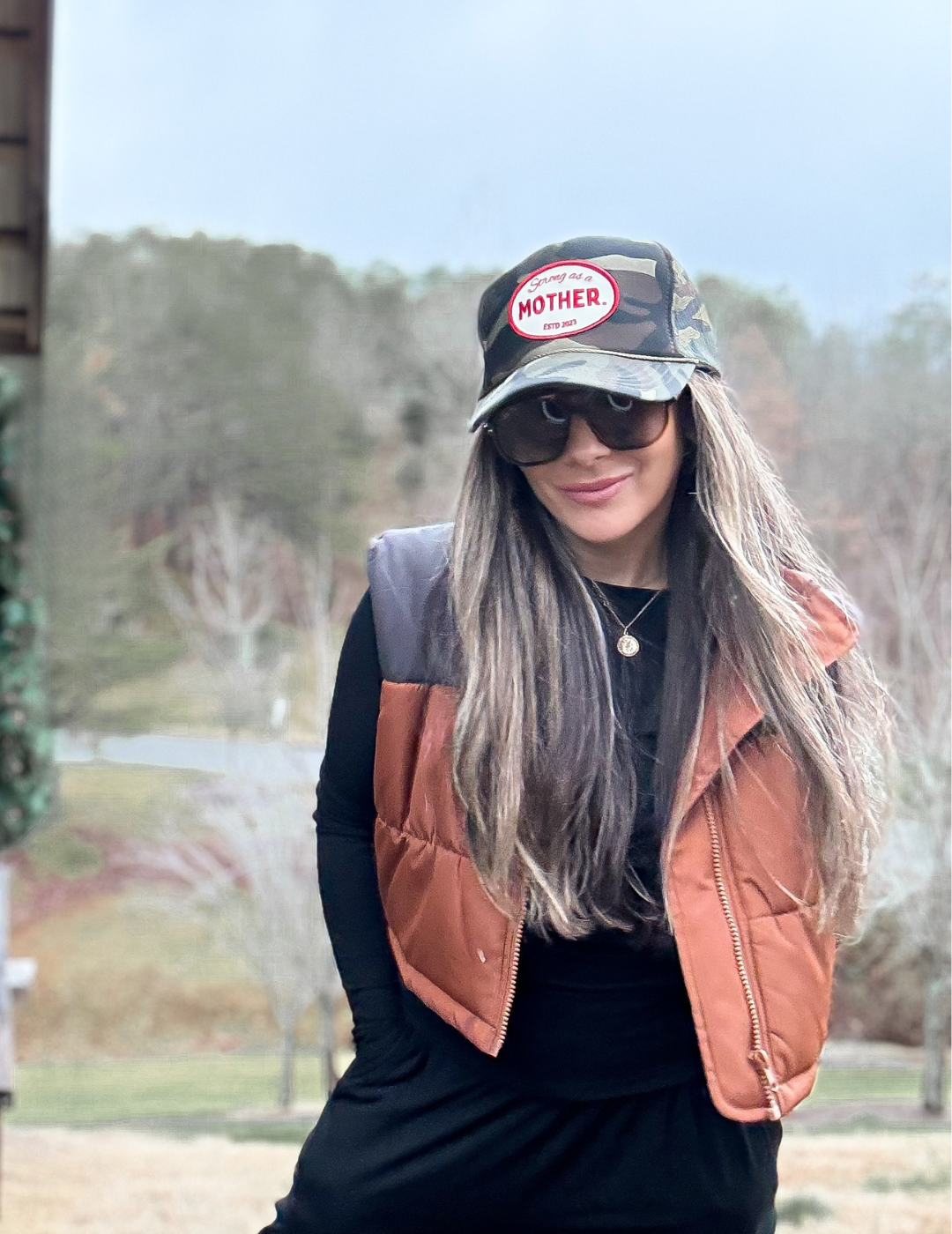 VINTAGE Mother Patch Hat - Camo