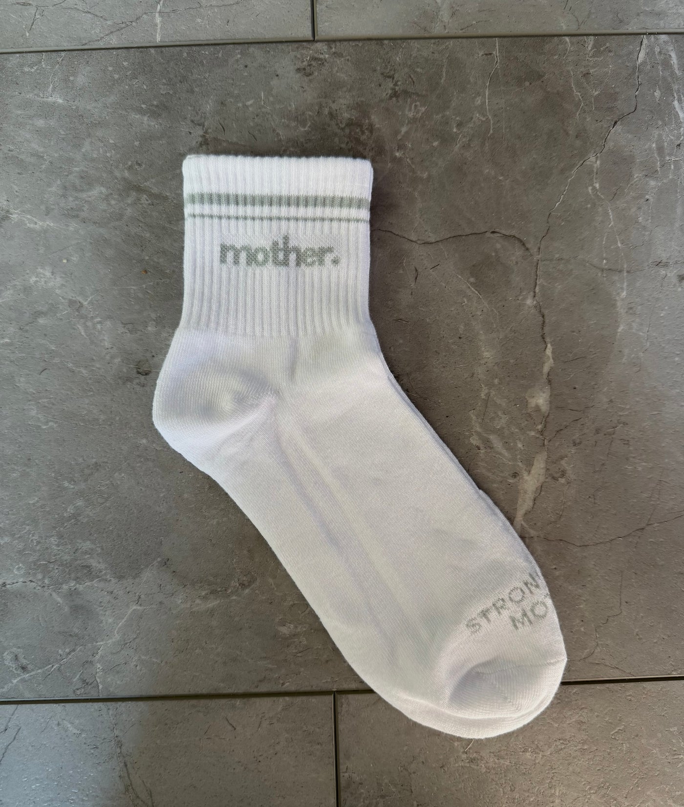 Mother. Throwback Half Crew Striped Socks