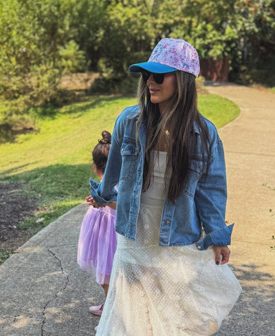 Strong as a mother® Canvas Hat - Floral