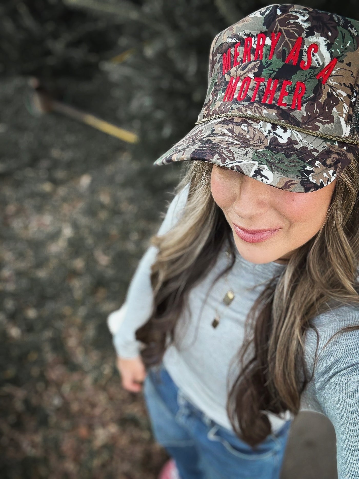 Merry as a Mother - Exclusive Holiday Trucker - Camo