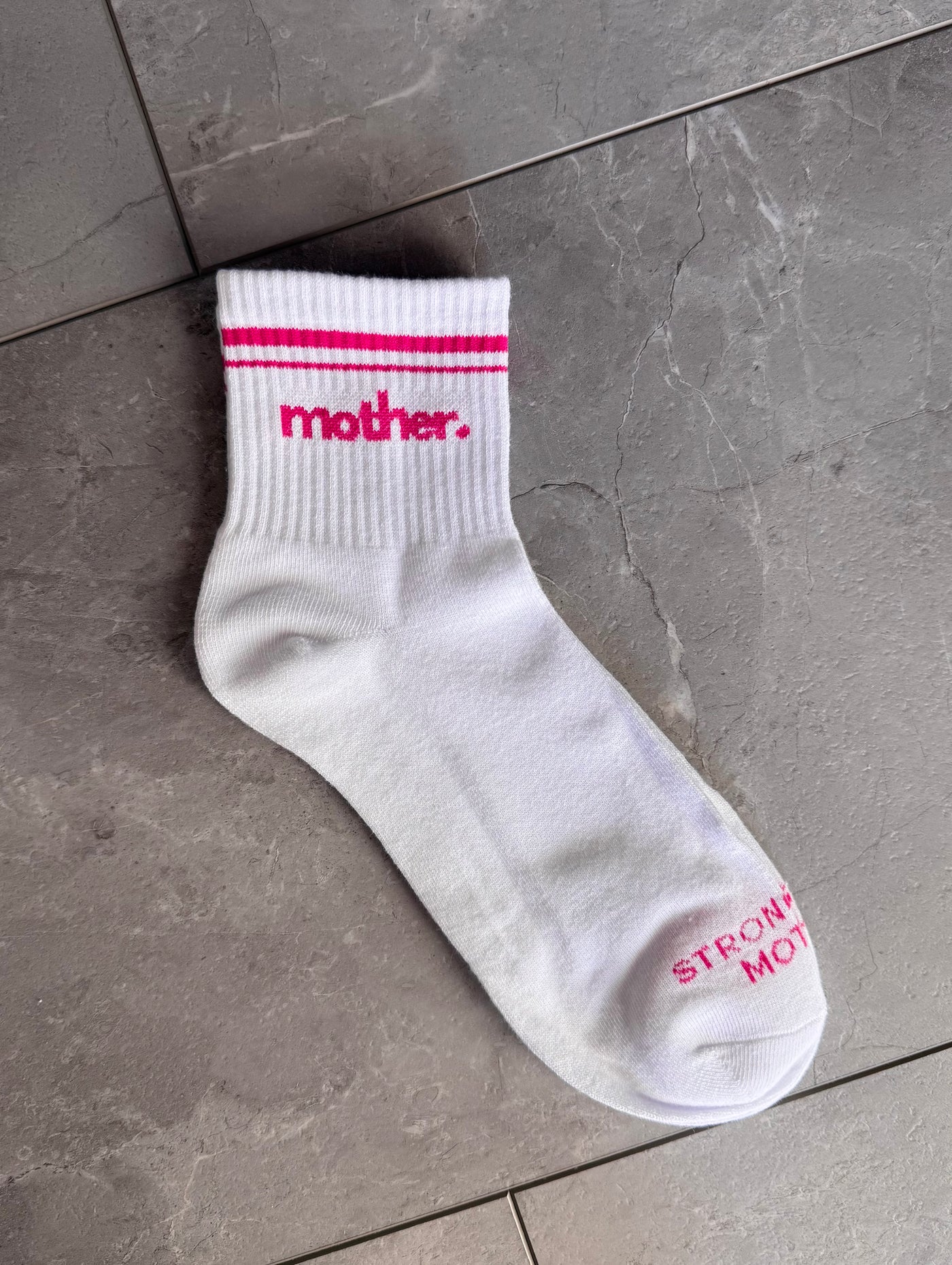 Mother. Throwback Half Crew Striped Socks