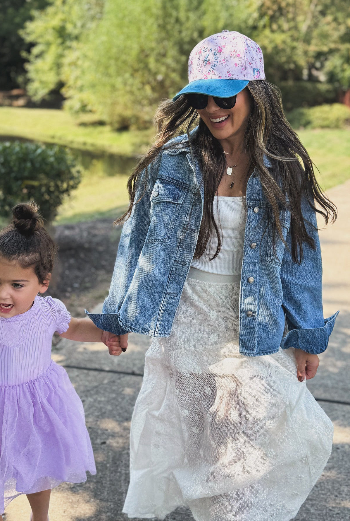 Strong as a mother® Canvas Hat - Floral