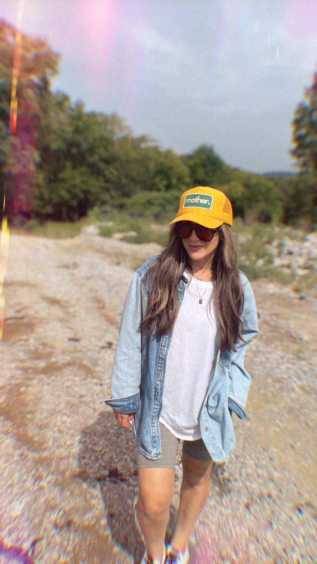 Mother Patch Trucker Hat - Yellow