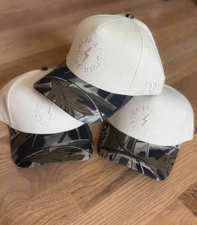 Strong as a mother® Canvas Hat - Camo