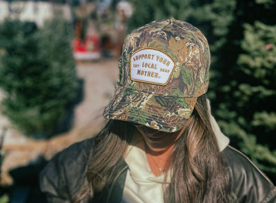 Support Your Local Mother Patch Hat- Camo