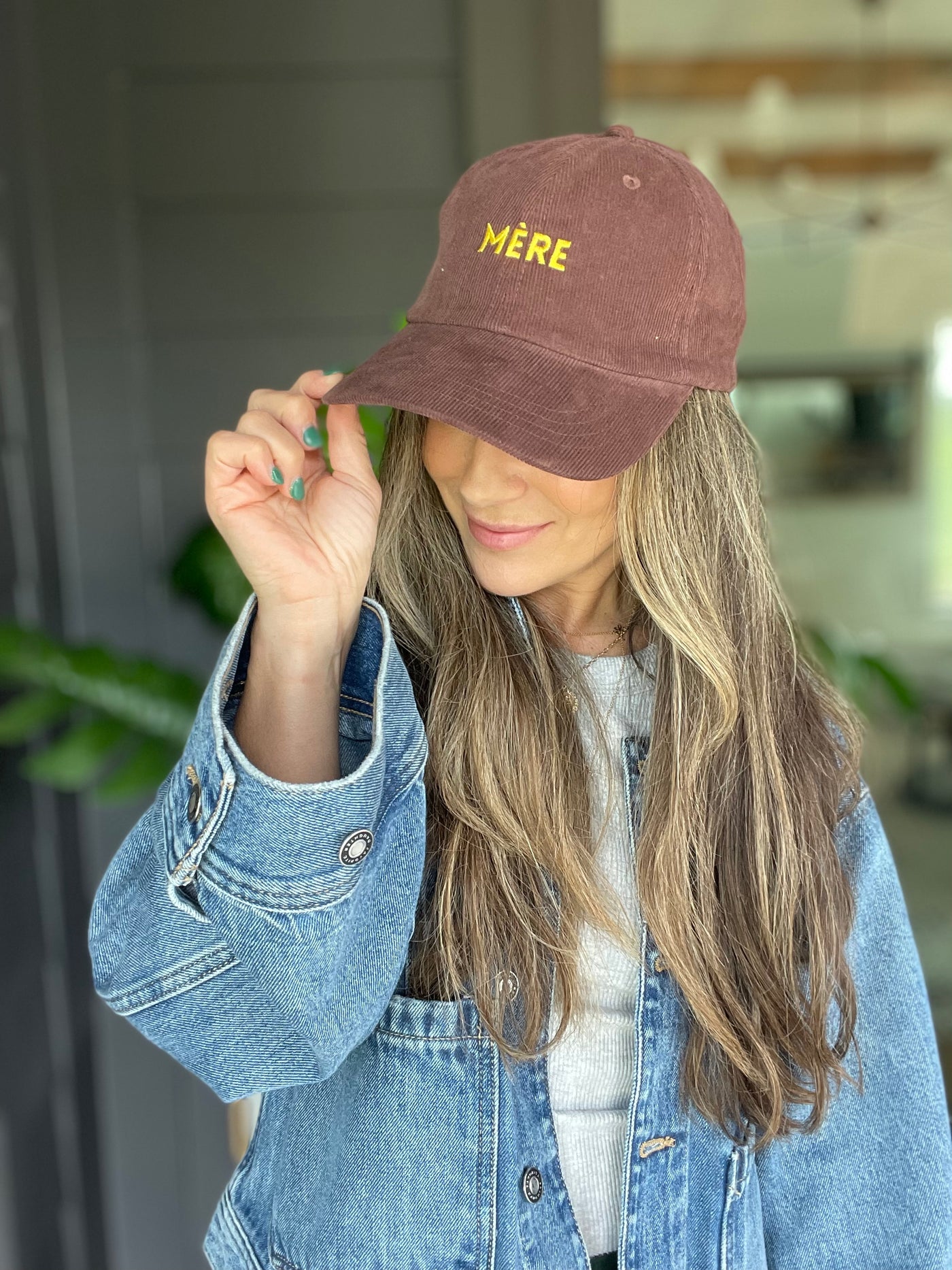 MÉRE Corduroy Dad Hat- Brown