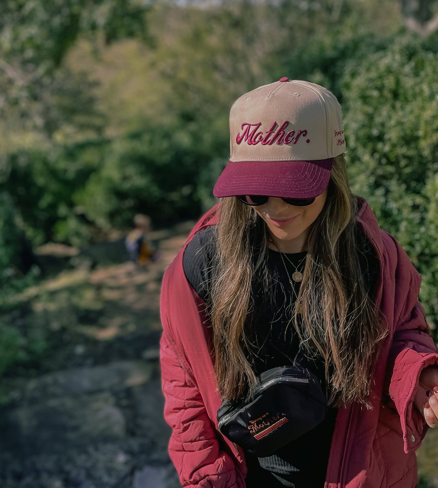 Mother Canvas Hat - Burgundy