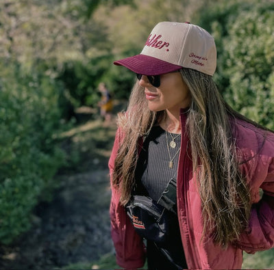 Mother Canvas Hat - Burgundy