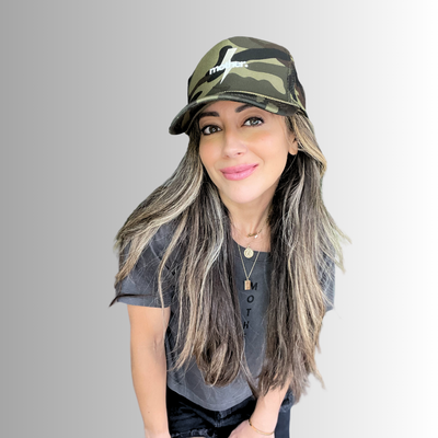 Mother Strong Printed Trucker Hat - Camo