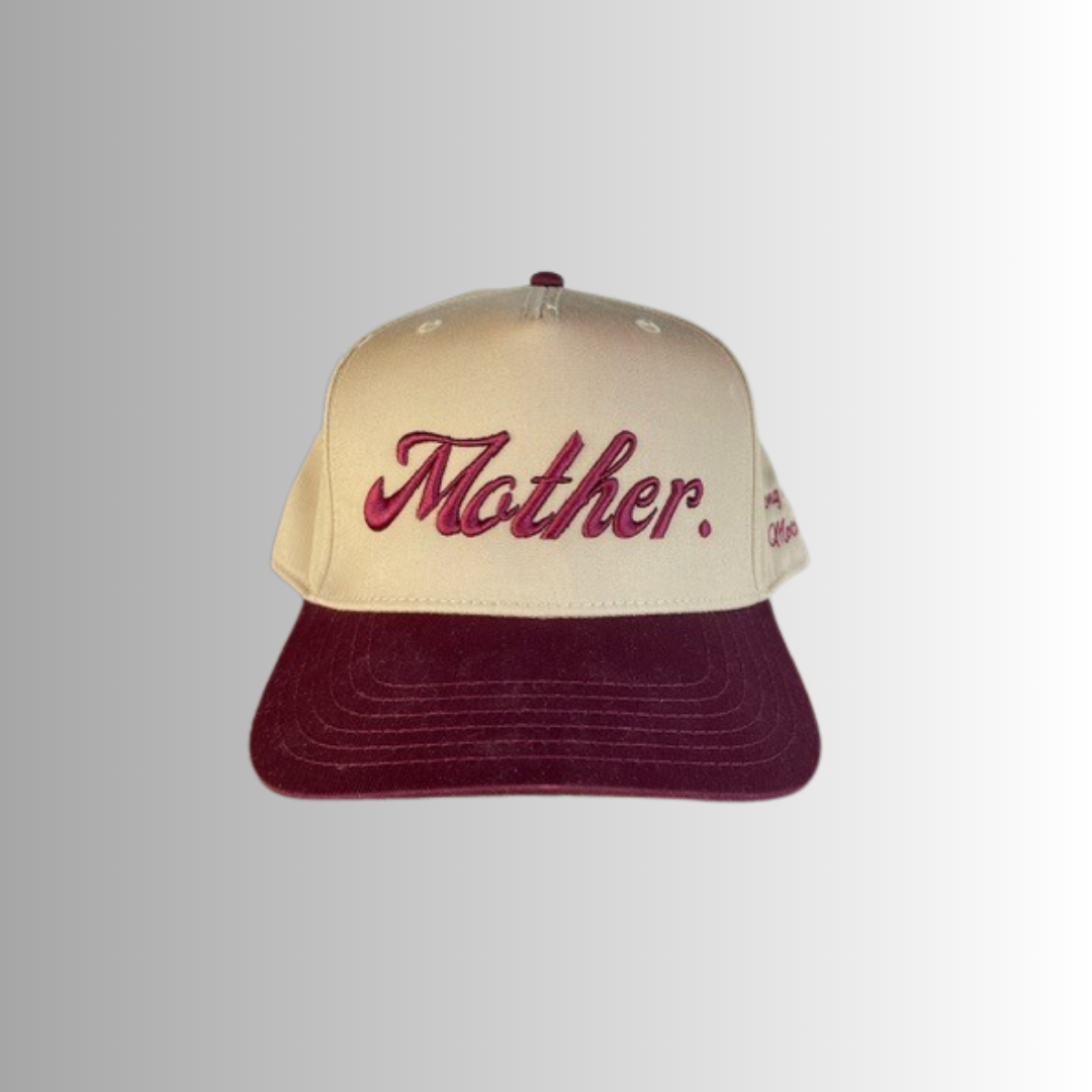 Mother Canvas Hat - Burgundy