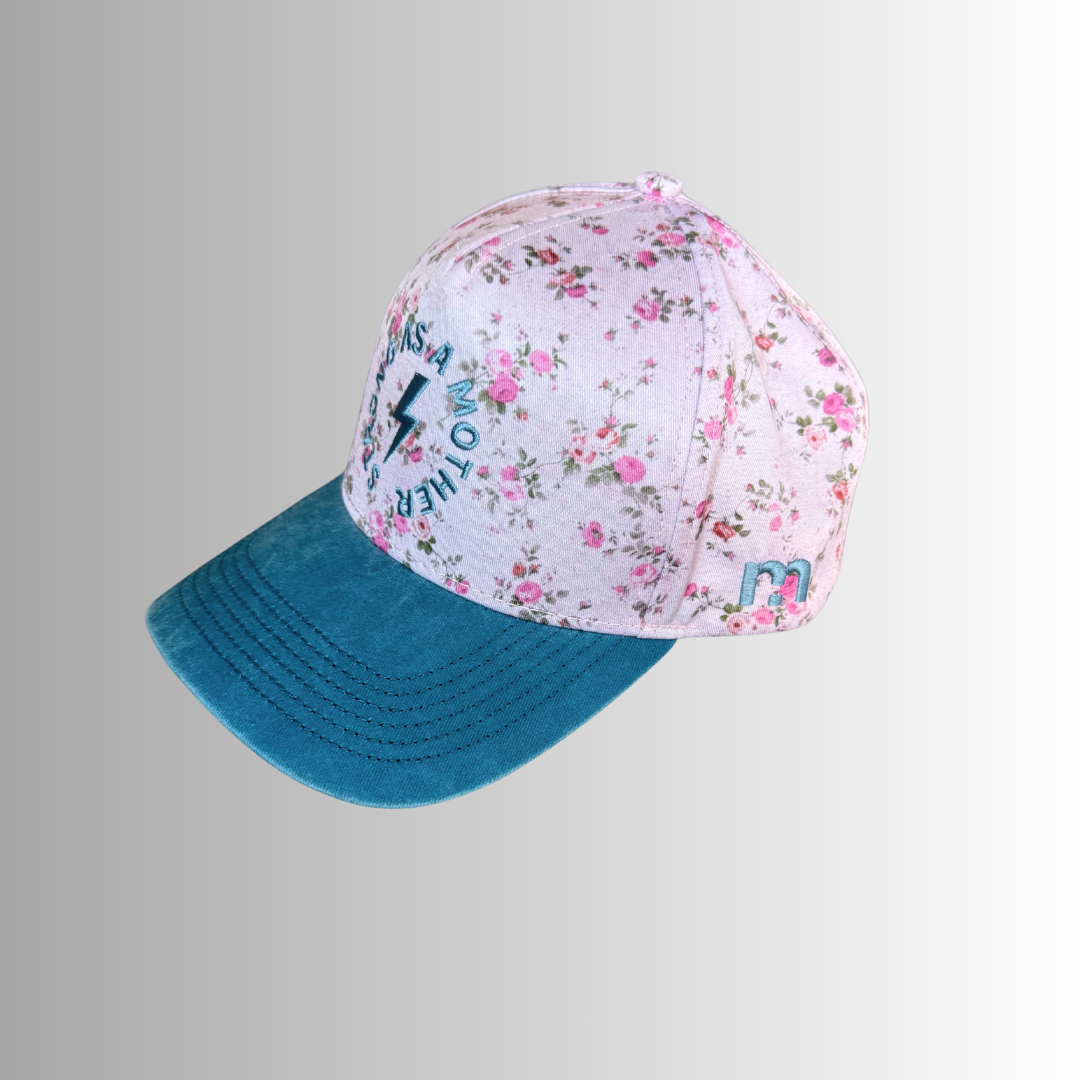 Strong as a mother® Canvas Hat - Floral