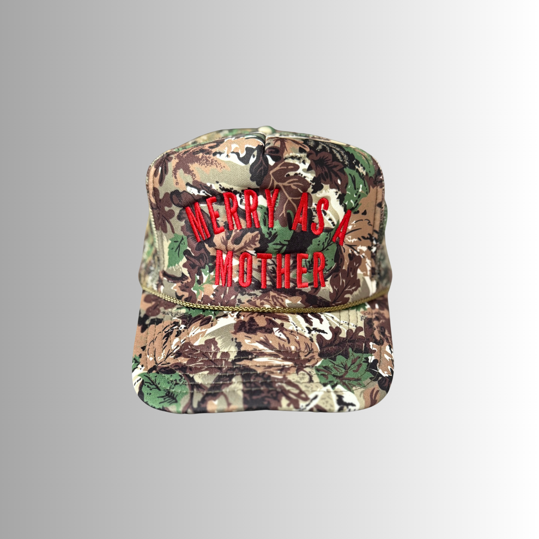 Merry as a Mother - Exclusive Holiday Trucker - Camo