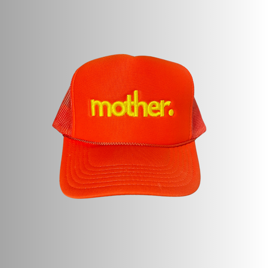 I Love Hot Moms Hat (Embroidered Trucker Cap) Mom Black I Love Hot Moms Funny, Retro MILF Hat | Vintage Truckers Hat Company