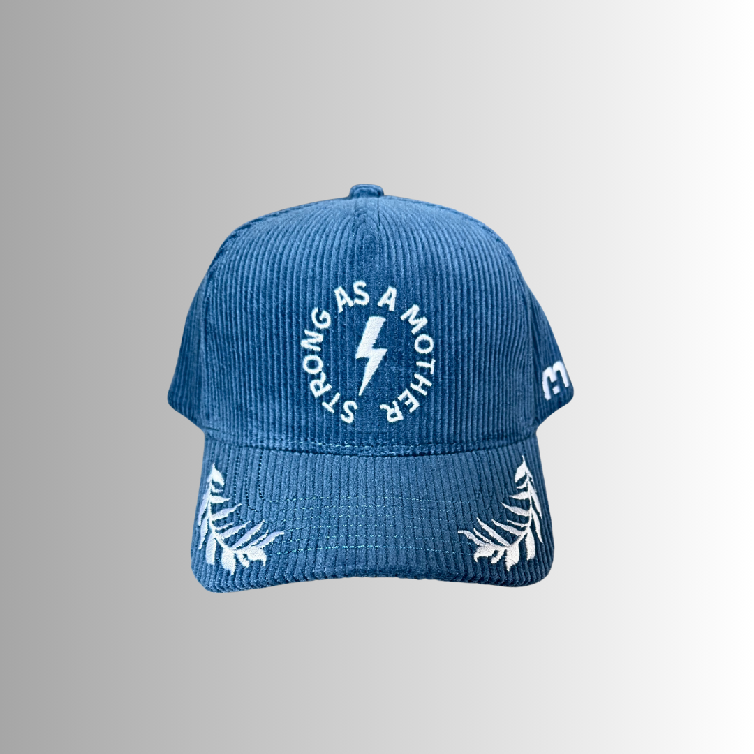 Strong as a mother® Corduroy Hat - Blue