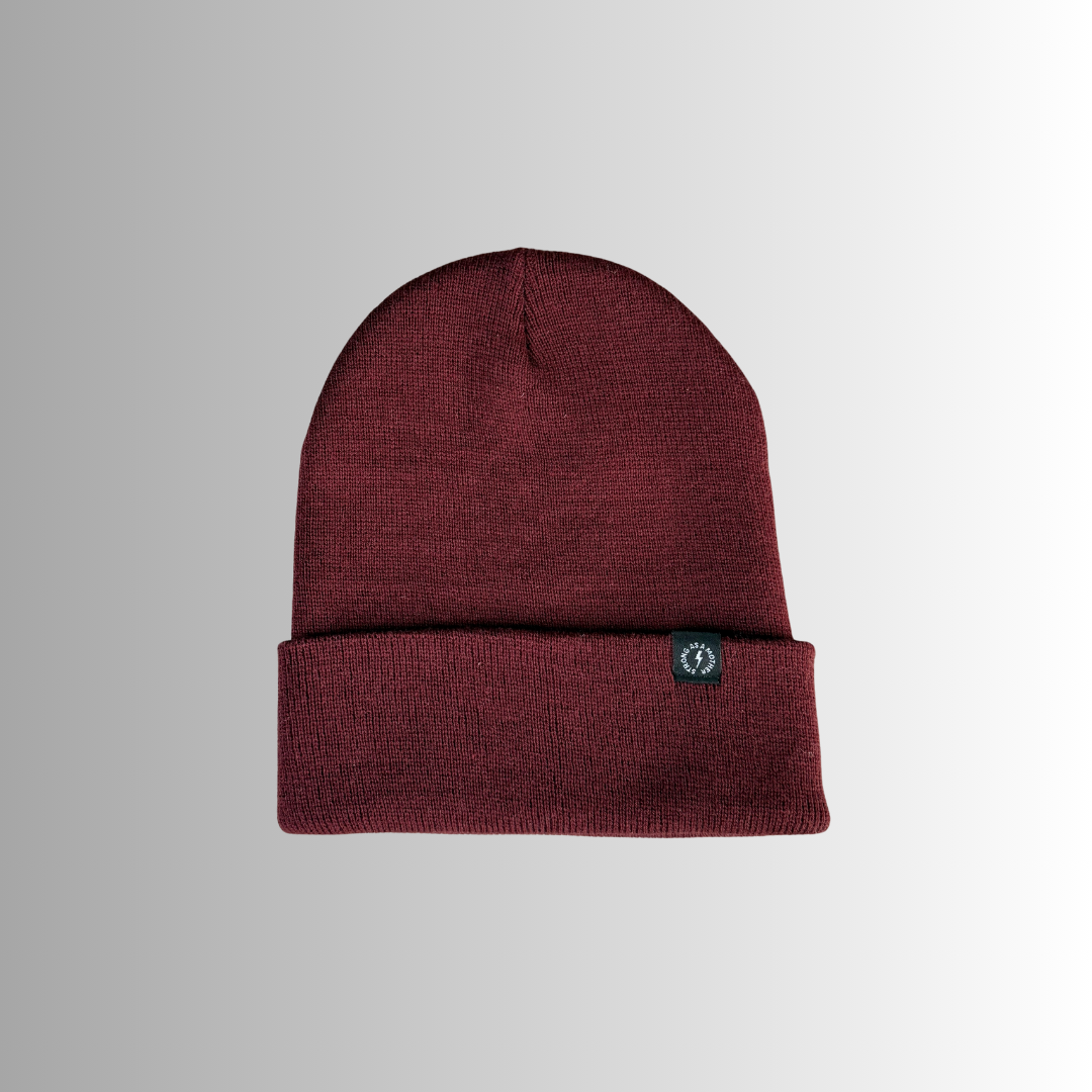 Strong as a mother® Beanie - Burgundy