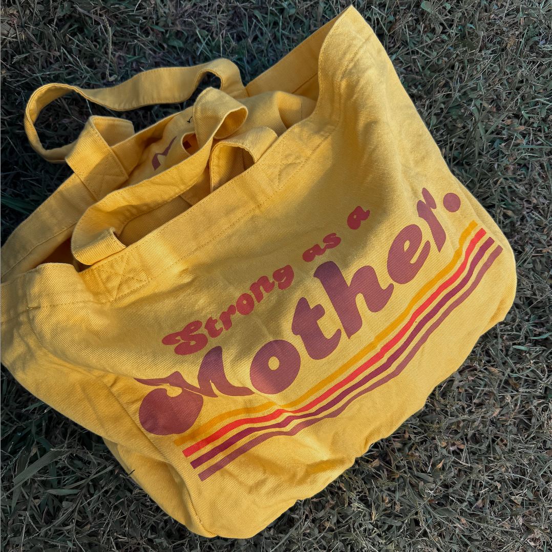 Strong as a mother® - Oversized Tote - Yellow