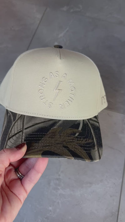 Strong as a mother® Canvas Hat - Camo